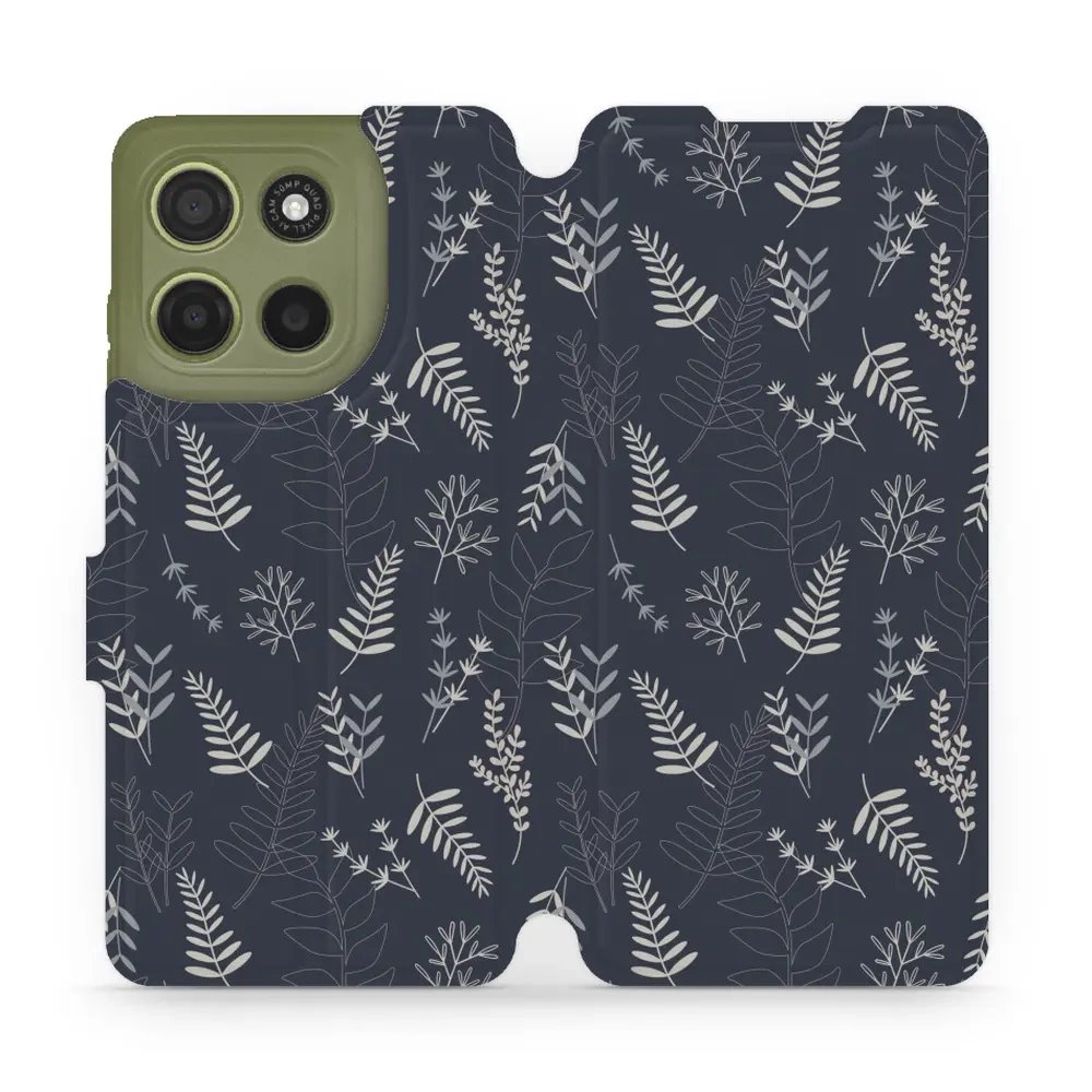 Flipové pouzdro Mobiwear - Motorola Moto G15 - VP15S Kapradiny