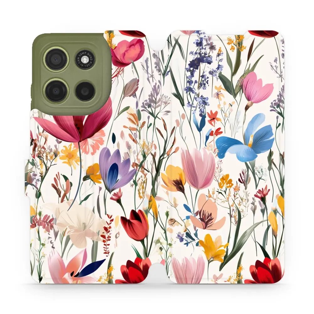 Flipové pouzdro Mobiwear - Motorola Moto G15 - MP70S Loučka