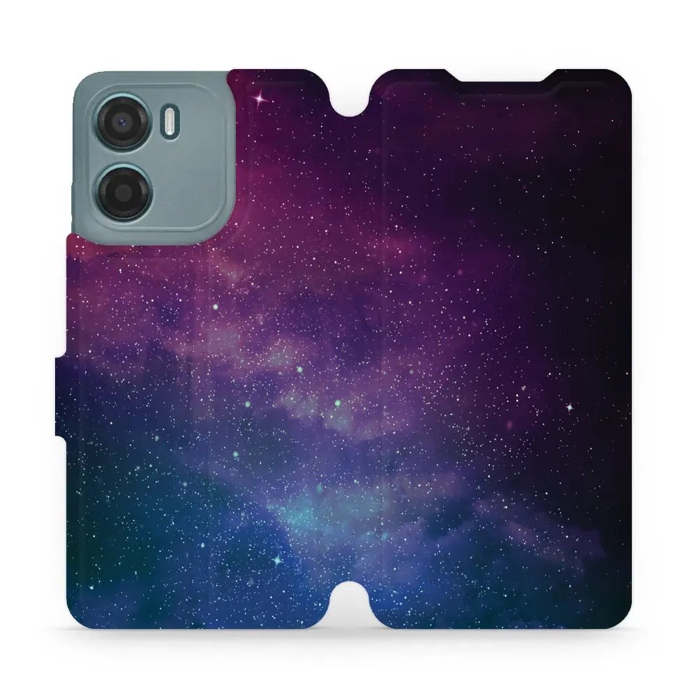 Flipové pouzdro Mobiwear - Motorola Moto E15 - V147P Mlhovina