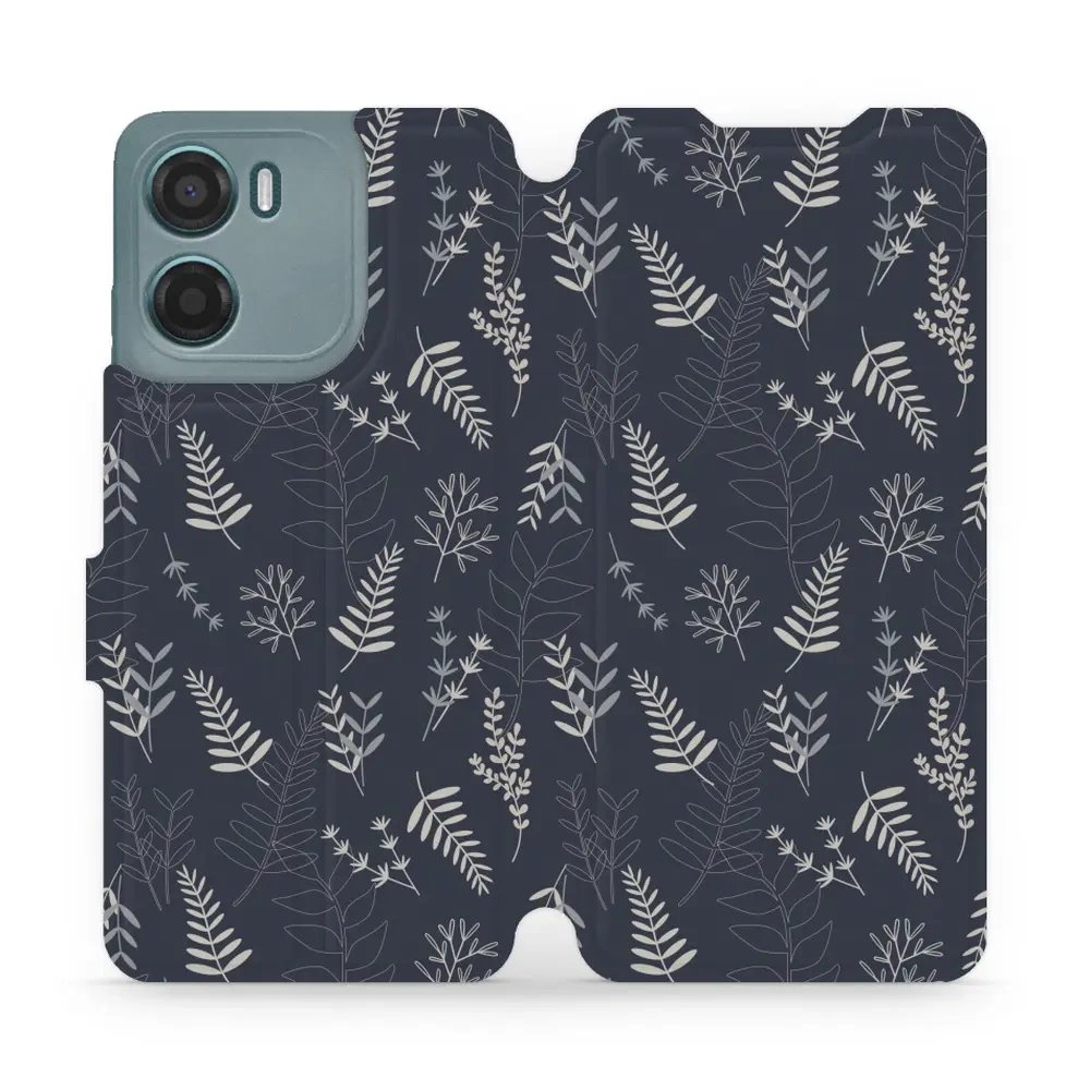 Flipové pouzdro Mobiwear - Motorola Moto E15 - VP15S Kapradiny