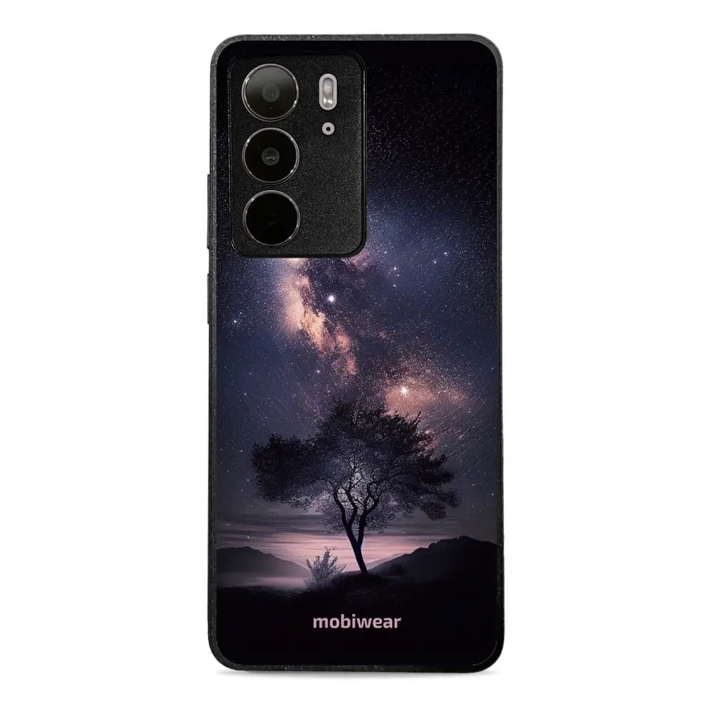 Lesklý kryt Mobiwear Glossy - Realme C75 - G005G Strom s galaxií - VÝPRODEJ