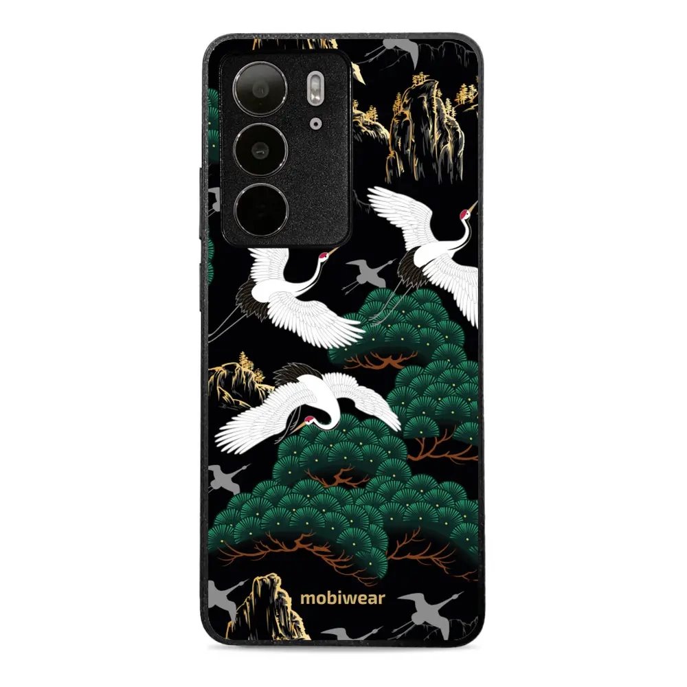 Lesklý kryt Mobiwear Glossy - Realme C75 - G042G - Jeřábi