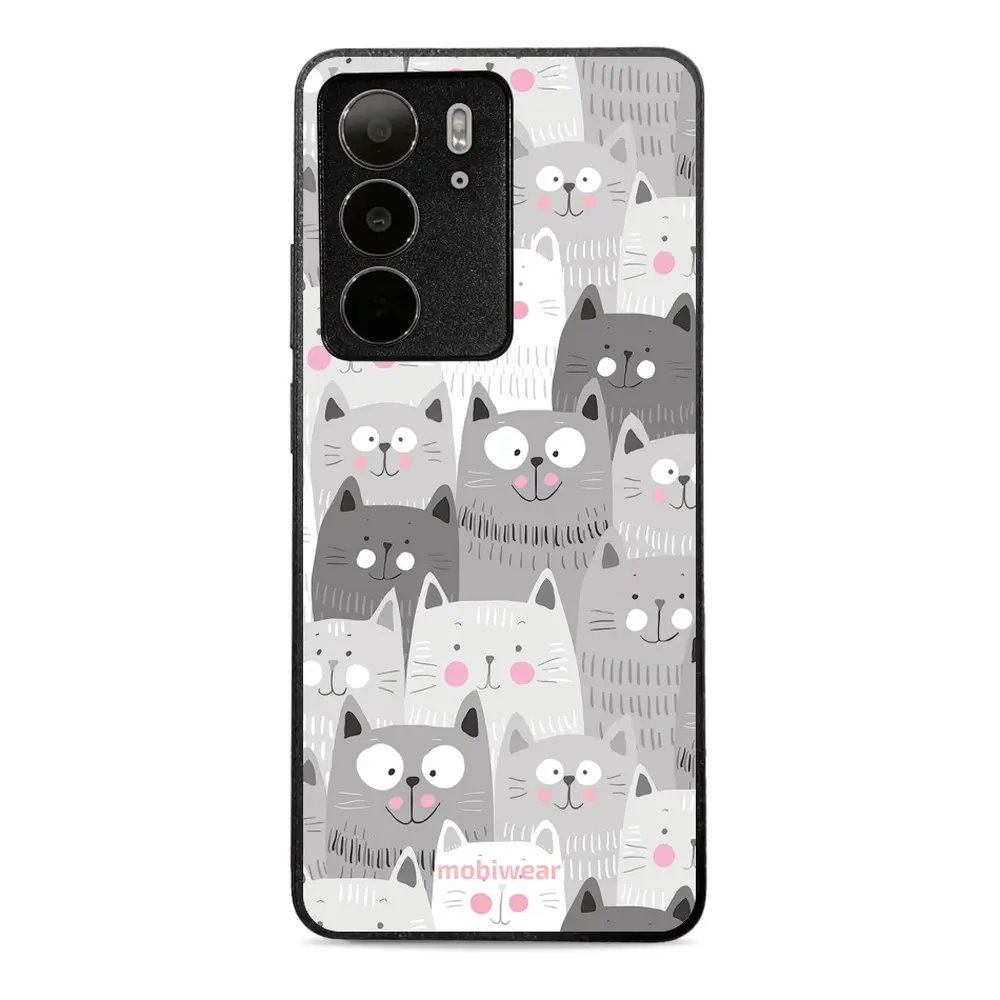 Lesklý kryt Mobiwear Glossy - Realme C75 - G045G - Kočičky
