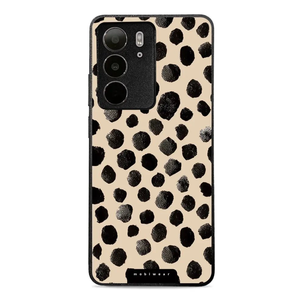 Lesklý kryt Mobiwear Glossy - Realme C75 - GA50G Černé puntíky