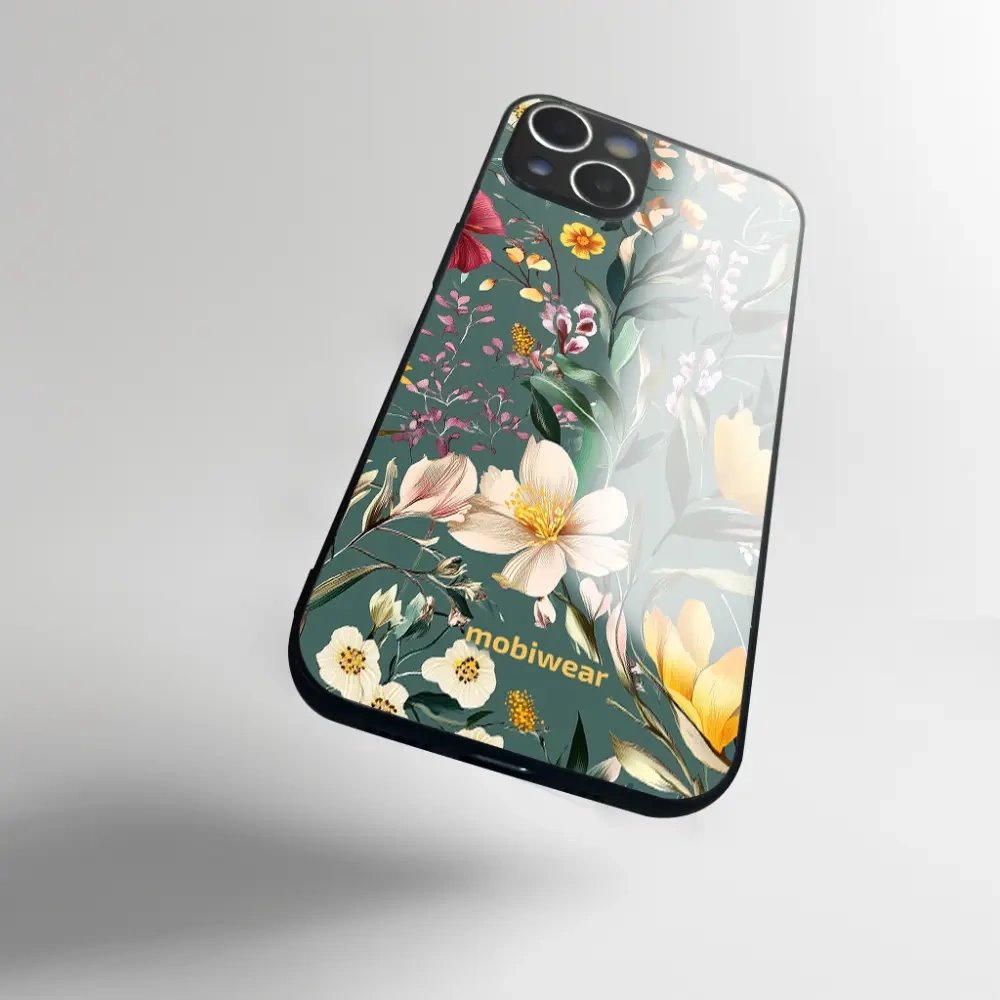 Lesklý kryt na mobil Honor 600 Lite - Mobiwear Glossy GP71G, na zelené louce