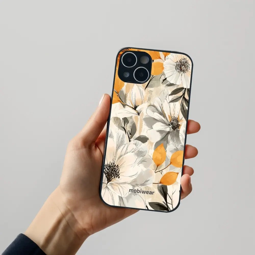 Lesklý kryt na mobil Samsung Galaxy Z Fold7 - Mobiwear Glossy GP75G, podzimní květy