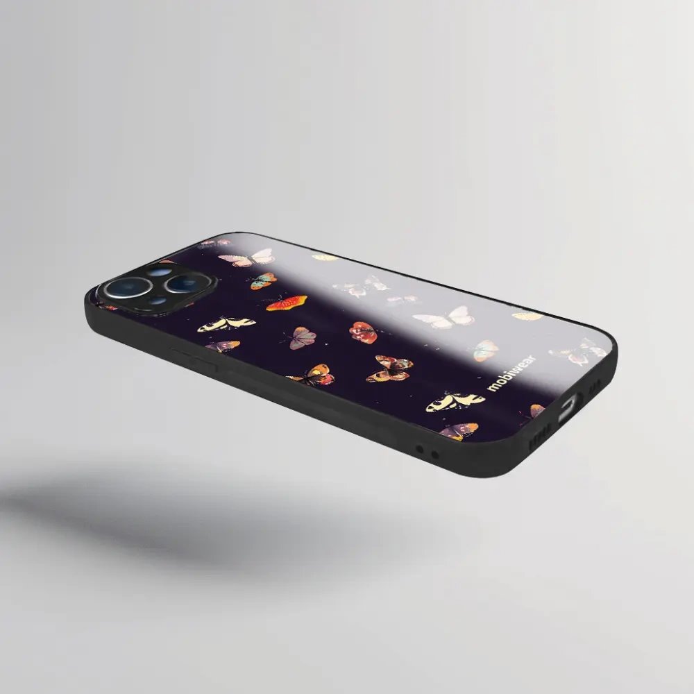 Lesklý kryt na mobil Honor 600 Lite - Mobiwear Glossy GP78G, barevní motýlci