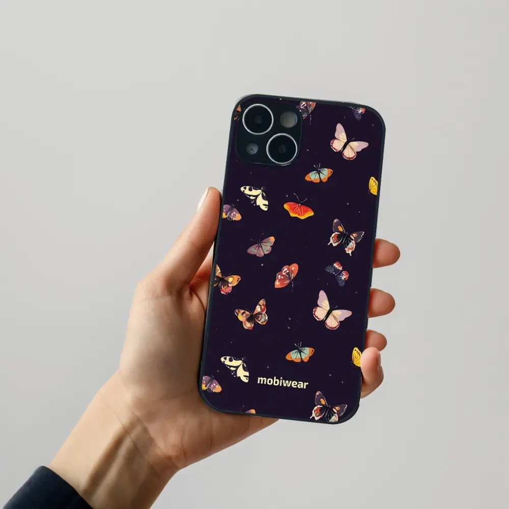 Lesklý kryt na mobil Honor 600 Lite - Mobiwear Glossy GP78G, barevní motýlci