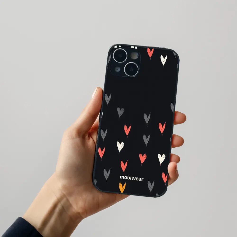 Lesklý kryt na mobil Samsung Galaxy Z Fold7 - Mobiwear Glossy GP79G, srdíčka