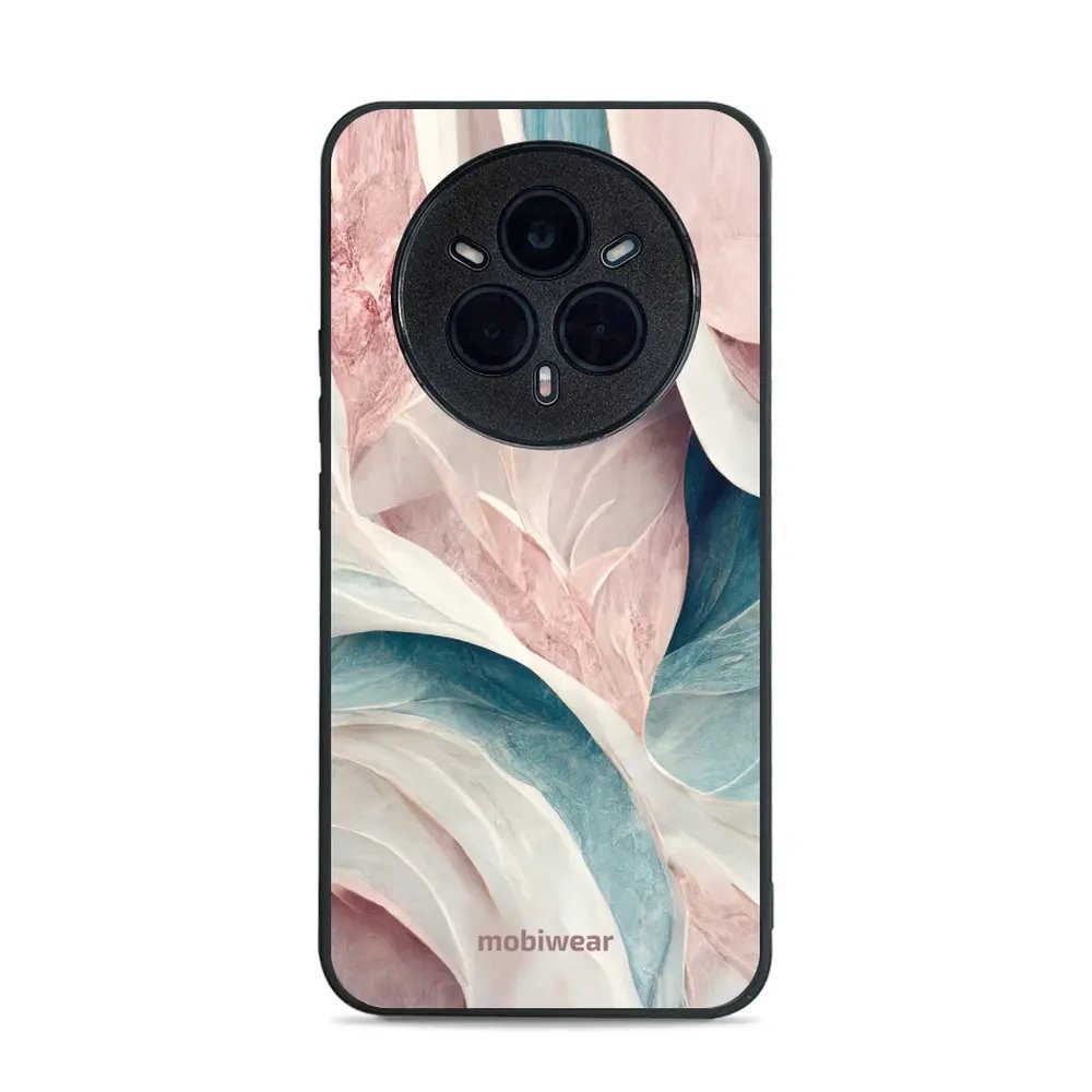 Lesklý kryt Mobiwear Glossy - Realme 14 Pro 5G - G026G - Růžový a zelenkavý mramor