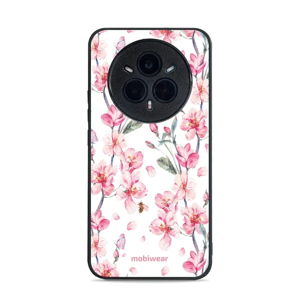 Lesklý kryt Mobiwear Glossy - Realme 14 Pro 5G - G033G - Růžové květy