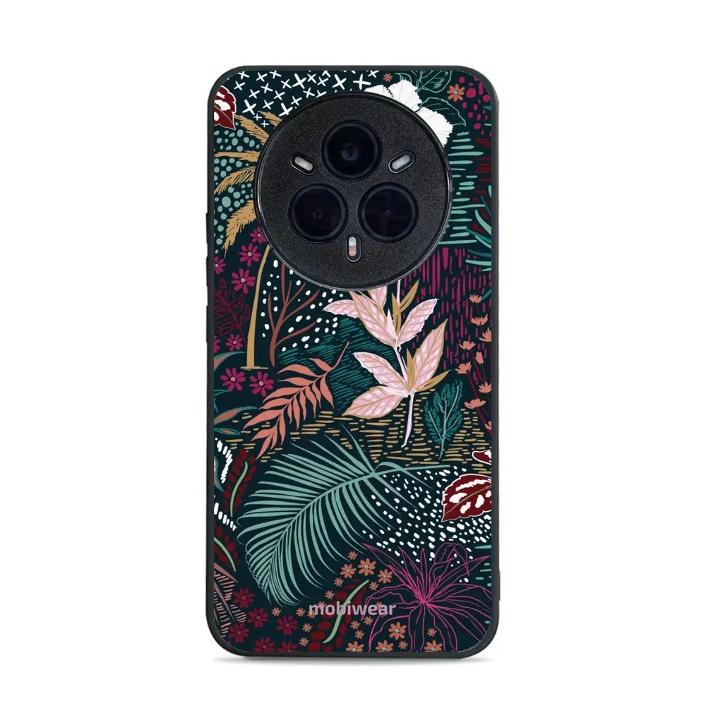 Lesklý kryt Mobiwear Glossy - Realme 14 Pro 5G - G043G - Temná flóra