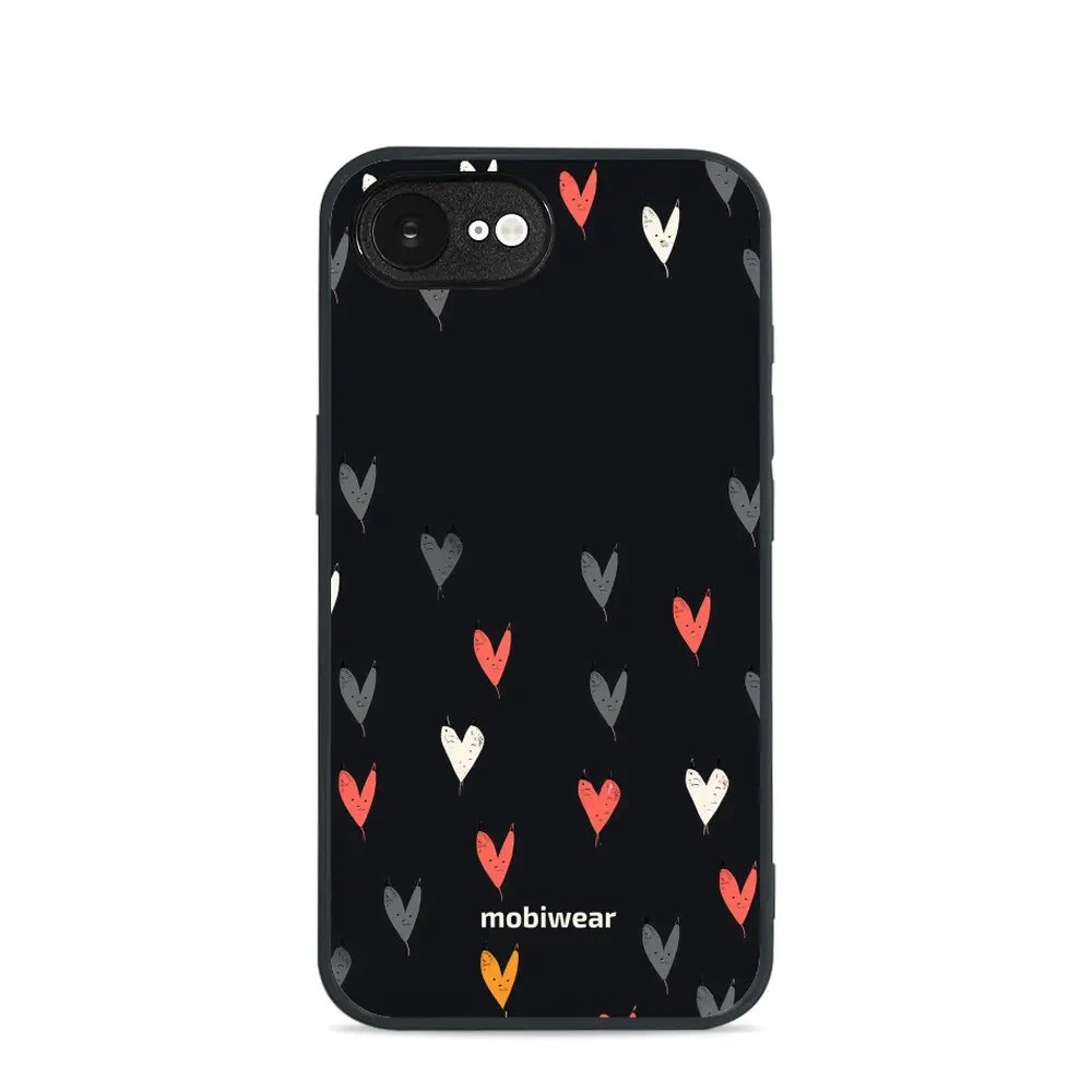 Lesklý kryt Mobiwear Glossy - Apple iPhone 16e / Apple iPhone 17e - GP79G Srdíčka - VÝPRODEJ