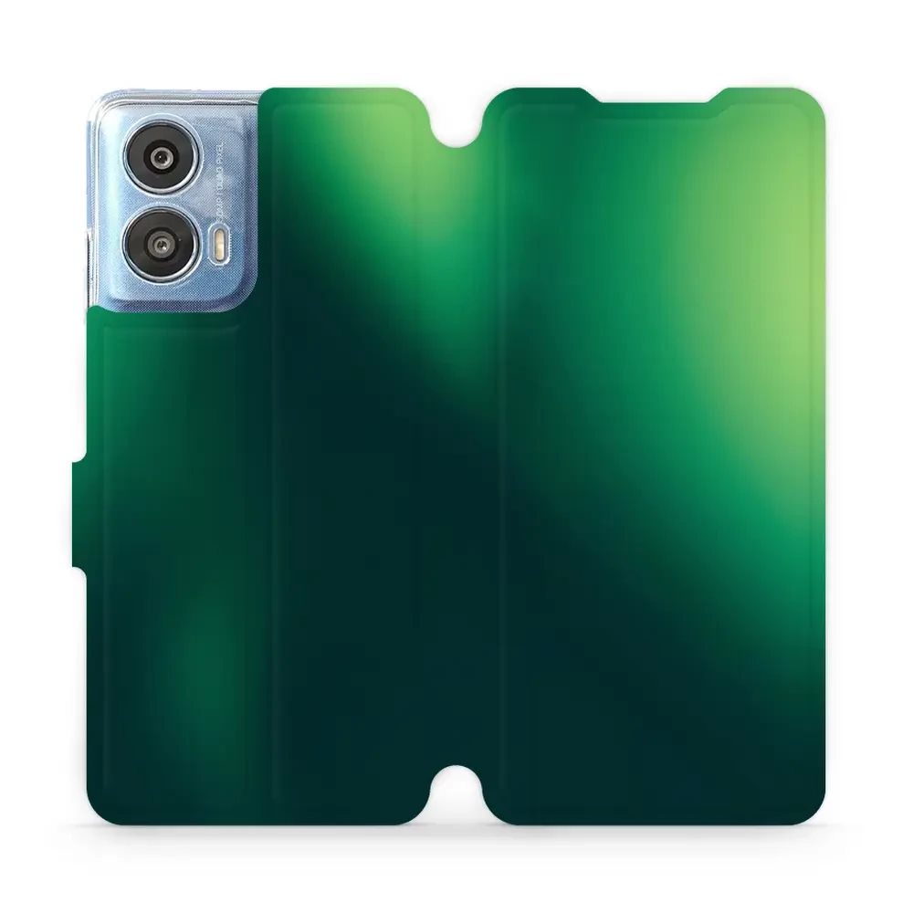Flipové pouzdro Mobiwear - Motorola Moto G24 / Moto G04 - VP61S Zelený odstín