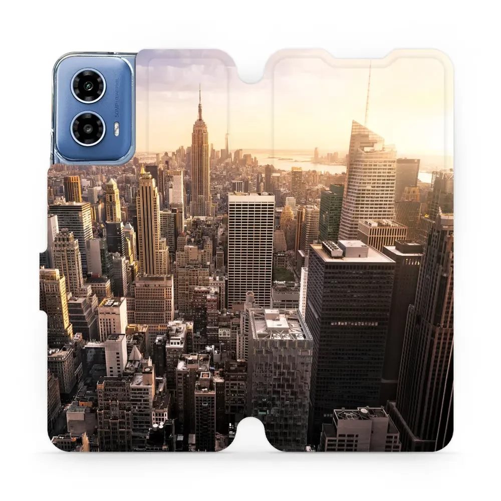 Flipové pouzdro Mobiwear - Motorola Moto G34 5G - M138P New York