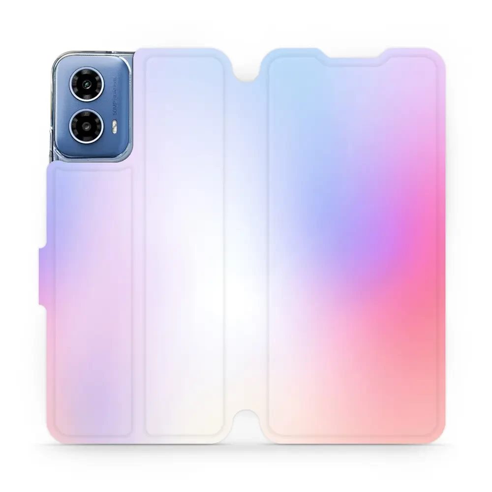 Flipové pouzdro Mobiwear - Motorola Moto G34 5G - VP65S Nachový odstín