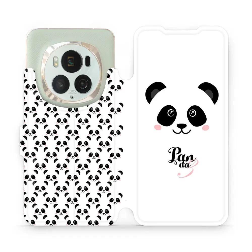 Flipové pouzdro Mobiwear - Honor Magic6 Pro - M030P Panda Amálka