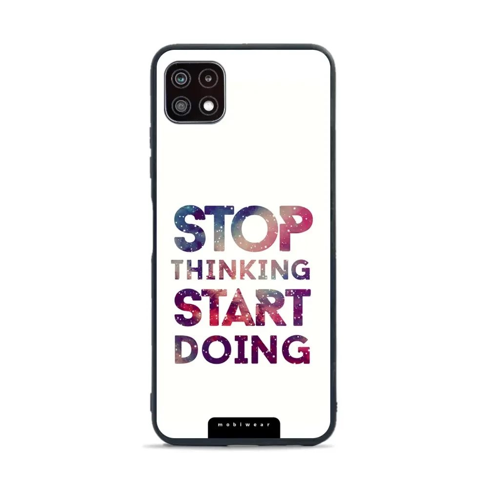 Lesklý kryt Mobiwear Glossy - Samsung Galaxy A22 5G - G078G Start doing - VÝPRODEJ