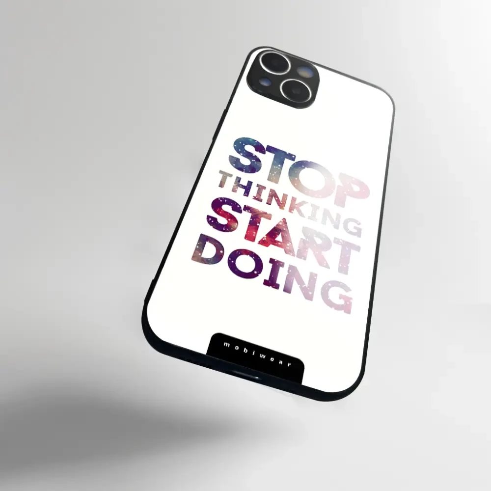 Lesklý kryt Mobiwear Glossy - Samsung Galaxy A22 5G - G078G Start doing - VÝPRODEJ