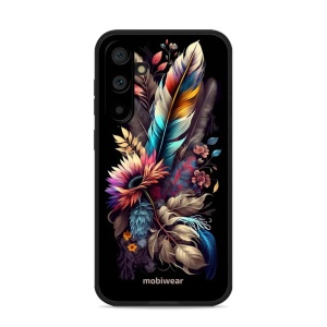 Lesklý kryt Mobiwear Glossy - Samsung Galaxy S23 FE - G011G Kytice s pírkem