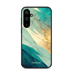 Lesklý kryt Mobiwear Glossy - Samsung Galaxy S23 FE - G024G - Zlatavý a zelenkavý mramor
