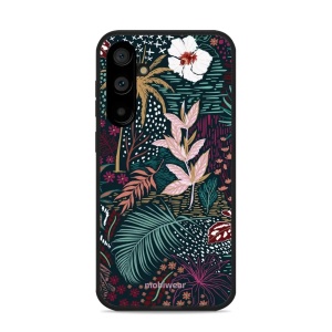 Lesklý kryt Mobiwear Glossy - Samsung Galaxy S23 FE - G043G - Temná flóra