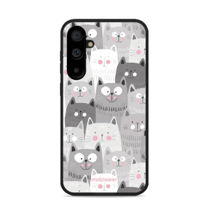 Lesklý kryt Mobiwear Glossy - Samsung Galaxy S23 FE - G045G - Kočičky