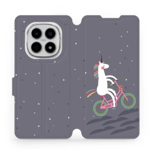 Flipové pouzdro Mobiwear - Xiaomi Redmi Note 15 4G - V024P Jednorožec na kole