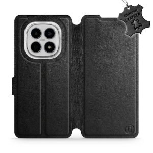 Kožené flip pouzdro Mobiwear - Xiaomi Redmi Note 15 4G - Černé