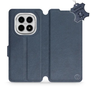 Kožené flip pouzdro Mobiwear - Xiaomi Redmi Note 15 4G - Modré