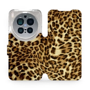Flipové pouzdro Mobiwear - Vivo X300 Pro - VA33P Leopardí vzor