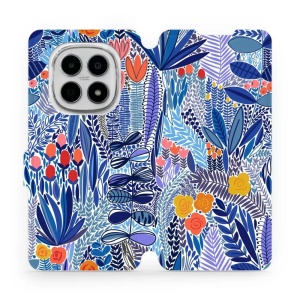 Flipové pouzdro Mobiwear - Xiaomi Redmi Note 15 4G - MP03P Modrá květena