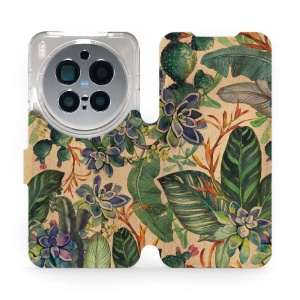 Flipové pouzdro Mobiwear - Vivo X300 Pro - VP05S Sukulenty
