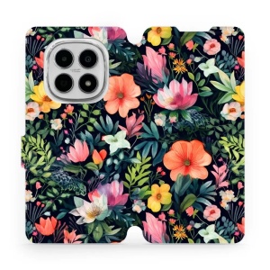 Flipové pouzdro Mobiwear - Xiaomi Redmi Note 15 4G - VP48S Pestré kvítky