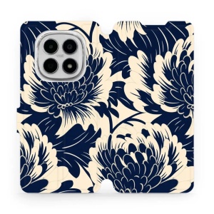Flipové pouzdro Mobiwear - Xiaomi Redmi Note 15 4G - VA40S Modré a béžové květy