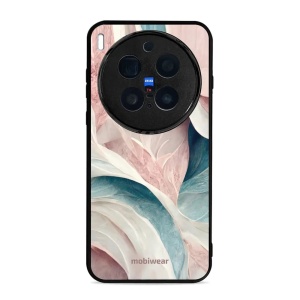 Lesklý kryt Mobiwear Glossy - Vivo X300 Pro - G026G - Růžový a zelenkavý mramor