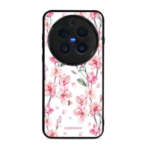 Lesklý kryt Mobiwear Glossy - Vivo X300 Pro - G033G - Růžové květy