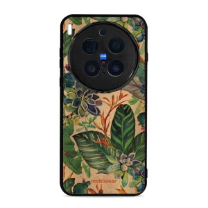 Lesklý kryt Mobiwear Glossy - Vivo X300 Pro - G036G - Sukulenty