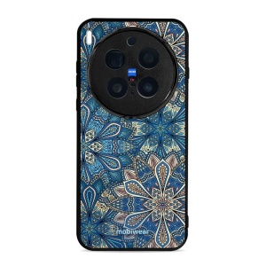 Lesklý kryt Mobiwear Glossy - Vivo X300 Pro - G038G - Modré mandala květy