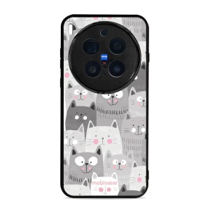 Lesklý kryt Mobiwear Glossy - Vivo X300 Pro - G045G - Kočičky