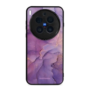Lesklý kryt Mobiwear Glossy - Vivo X300 Pro - G050G - Fialový mramor