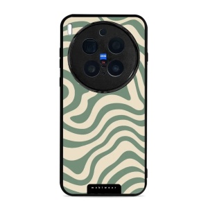 Lesklý kryt Mobiwear Glossy - Vivo X300 Pro - GA57G Zelené a béžové zkrouceniny