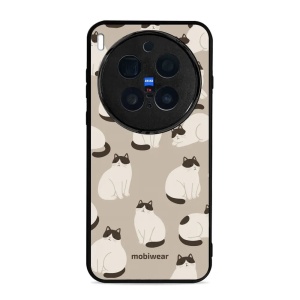 Lesklý kryt Mobiwear Glossy - Vivo X300 Pro - G160G Kočičáci