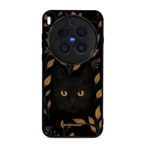 Lesklý kryt Mobiwear Glossy - Vivo X300 Pro - G164G Černá kočka