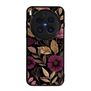 Lesklý kryt Mobiwear Glossy - Vivo X300 Pro - G170G Fialová kvítka