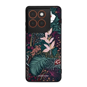 Lesklý kryt Mobiwear Glossy - Motorola Edge 70 - G043G - Temná flóra