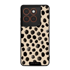Lesklý kryt Mobiwear Glossy - Motorola Edge 70 - GA50G Černé puntíky