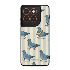 Lesklý kryt Mobiwear Glossy - Motorola Edge 70 - GP91G Holubi