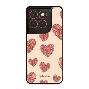 Lesklý kryt Mobiwear Glossy - Motorola Edge 70 - GP93G Otisk srdce