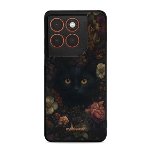 Lesklý kryt Mobiwear Glossy - Motorola Edge 70 - G161G Temná kočka